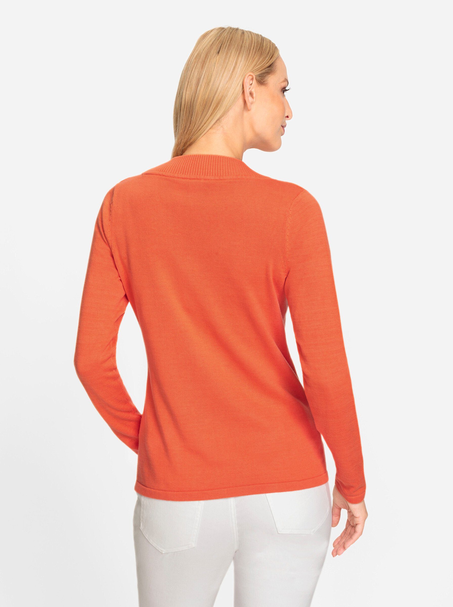 heine Strickpullover orange