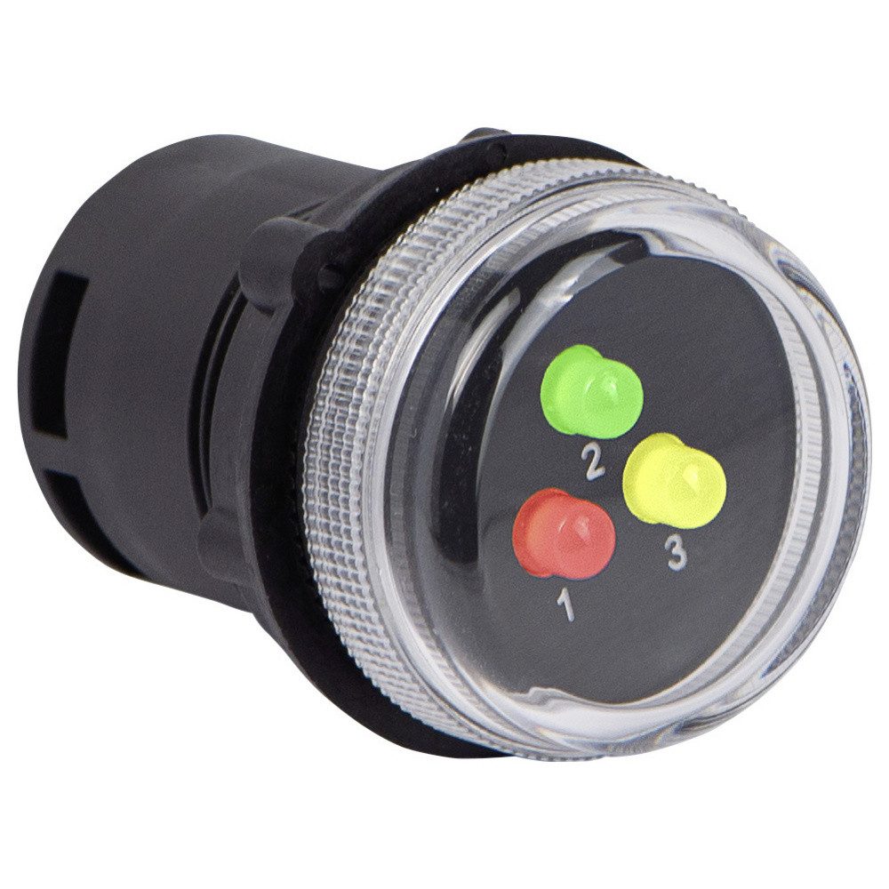 TRU COMPONENTS Blinker TRU COMPONENTS TC-14131056 LED-Signalleuchte Rot, Grün, Gelb Rund 40