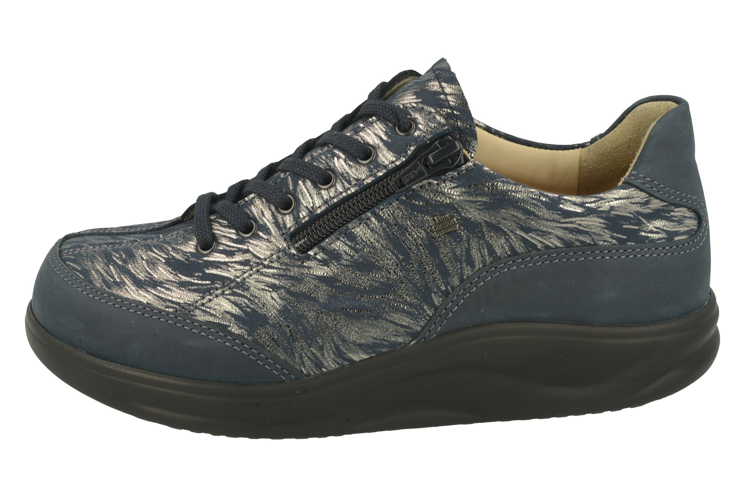 Finn Comfort FINN COMFORT FINNAMIC Otaru Damen Schnürschuhe mit Reißverschluss Schnürschuh Wechselfußbett
