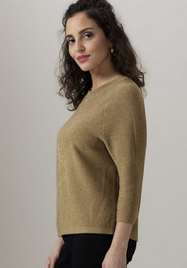 bianca Strickpullover OLINDE mit dezent schimmernden Effekt in Trendfarbe