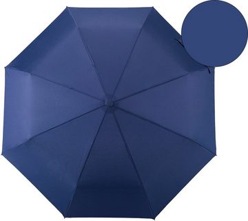 EuroSCHIRM® Taschenregenschirm Umwelt-Taschenschirm, marineblau