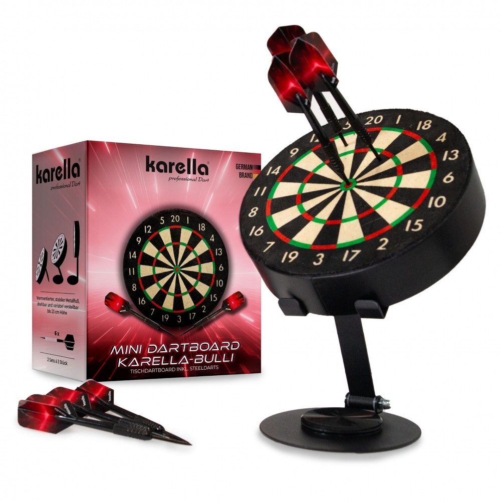 Karella Dartscheibe, (Deko, Spaßbringer, Geschenk, Deko, Spaßbringer, Geschenk), Vielseitig als Deko, Spaßbringer, Geschenk