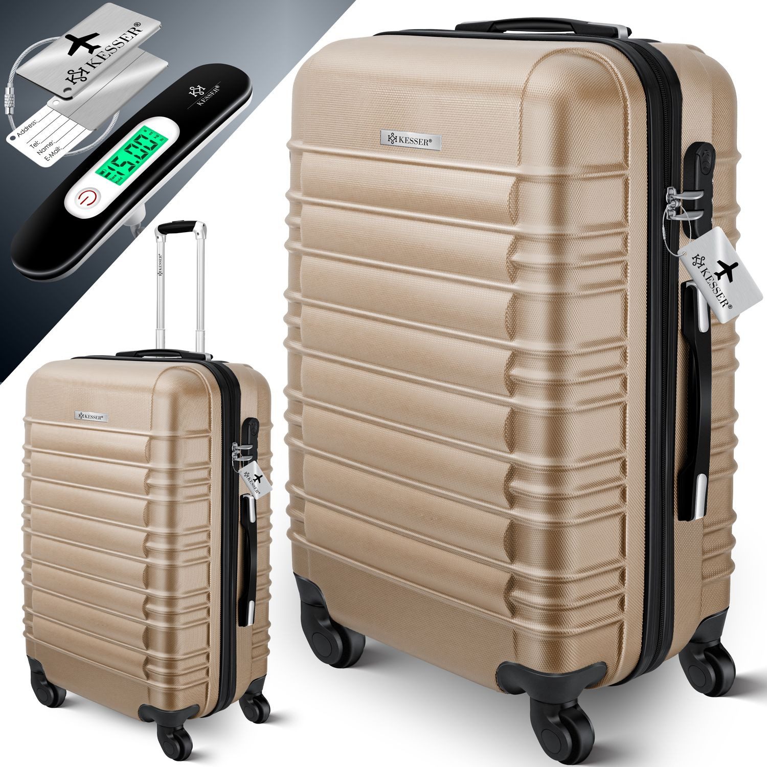 KESSER Kofferset, (1 tlg), Reisekoffer Hartschalen-Koffer günstig online kaufen