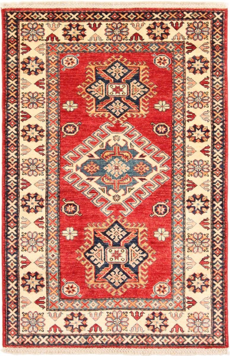 Orientteppich Kazak 102x151 Handgeknüpfter Orientteppich, Nain Trading, rechteckig, Höhe: 5 mm