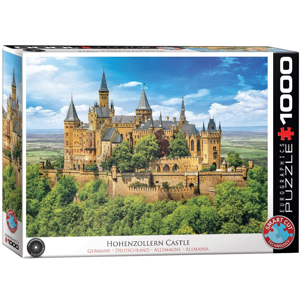 EUROGRAPHICS Puzzle Hohenzollern Schloss Deutschland Puzzle, 1000 Puzzleteile, Made in Europe