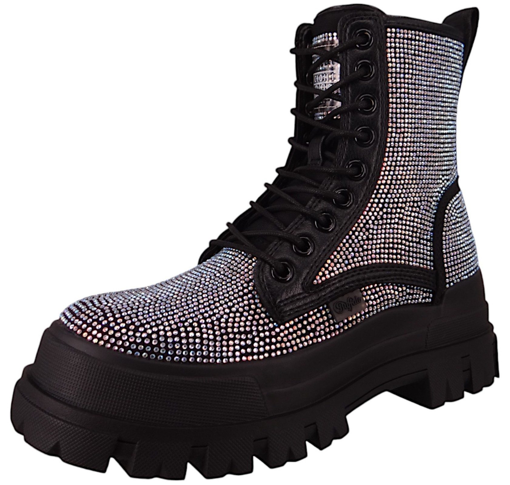 Buffalo 1622479 Black/Mermaid Stiefelette, Innenaustattung aus