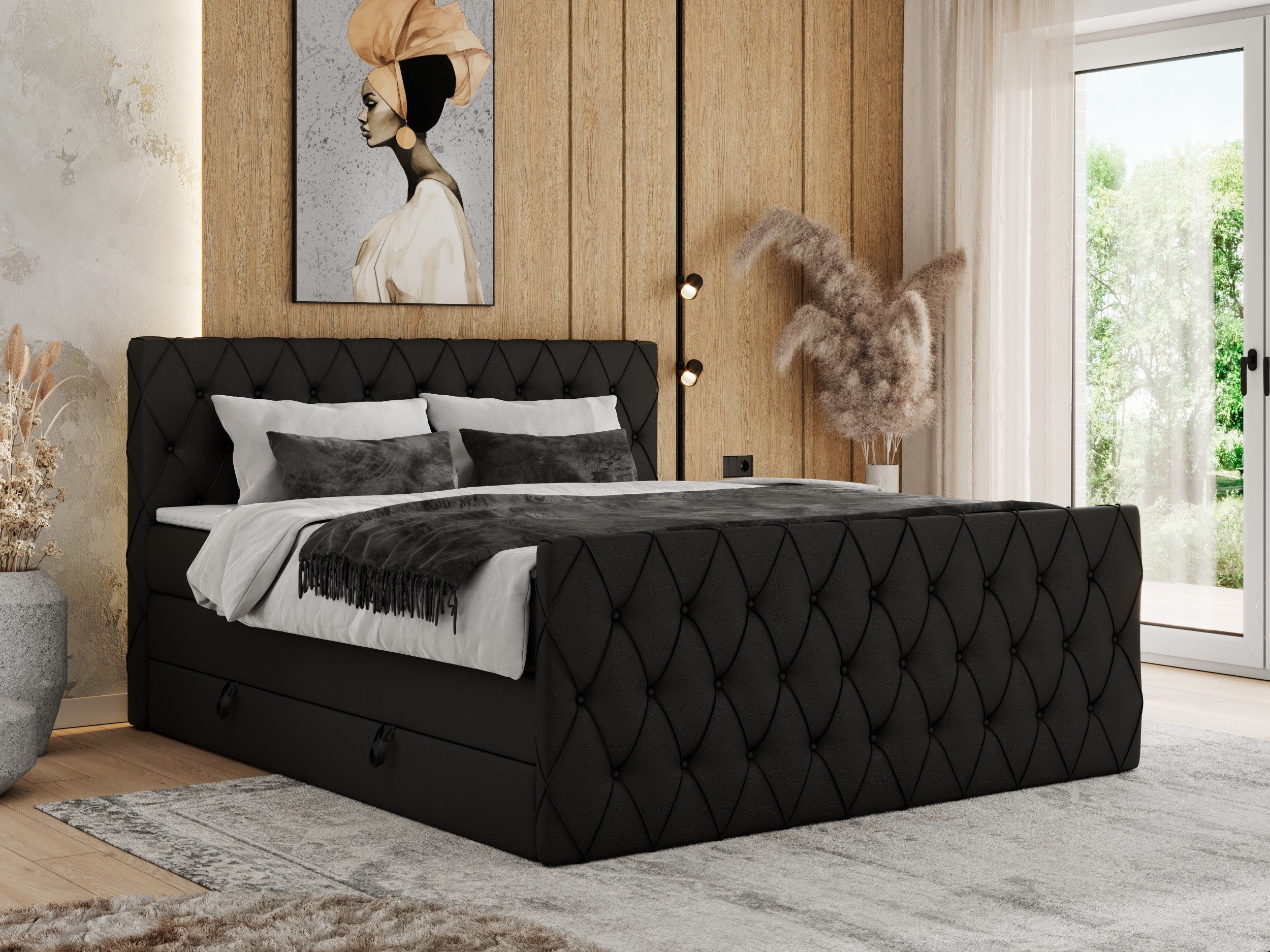 MKS MÖBEL Boxspringbett MIREN KING DUO günstig online kaufen