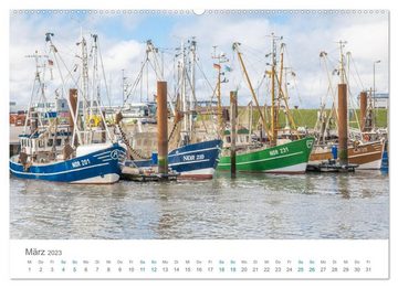 CALVENDO Wandkalender Moin Norden-Norddeich (Premium, hochwertiger DIN A2 Wandkalender 2023, Kunstdruck in Hochglanz)