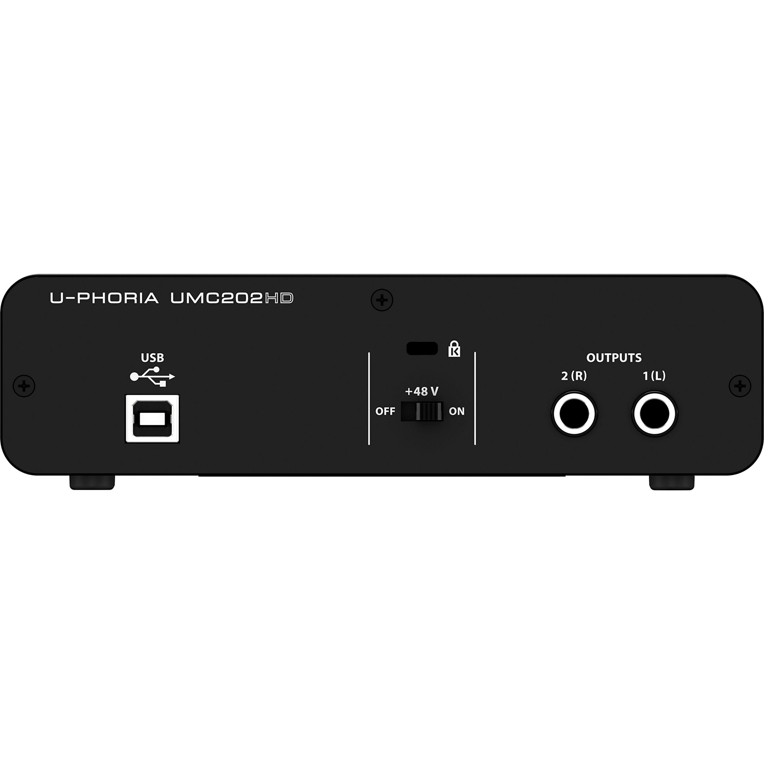Behringer Digitales Aufnahmegerät (U-Phoria UMC202HD - USB Interface) – Bild 4 von 4