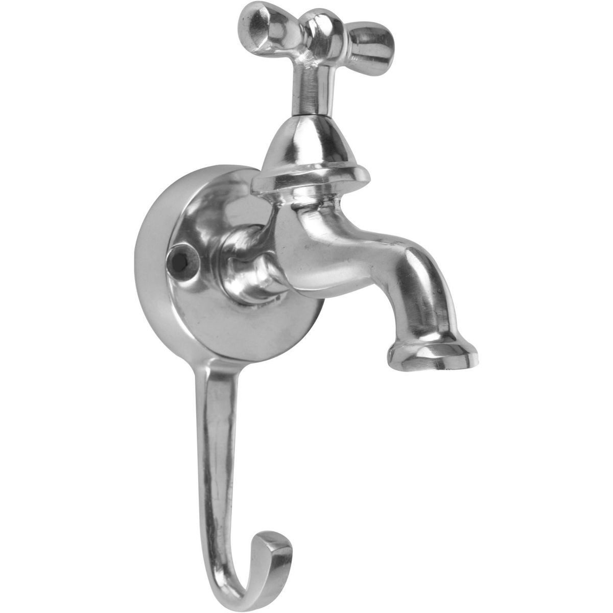 Koopman Wandhaken Garderobenhaken Wasserhahn Wandhaken Aluminium Handtuchhaken poliert, von Hand poliert