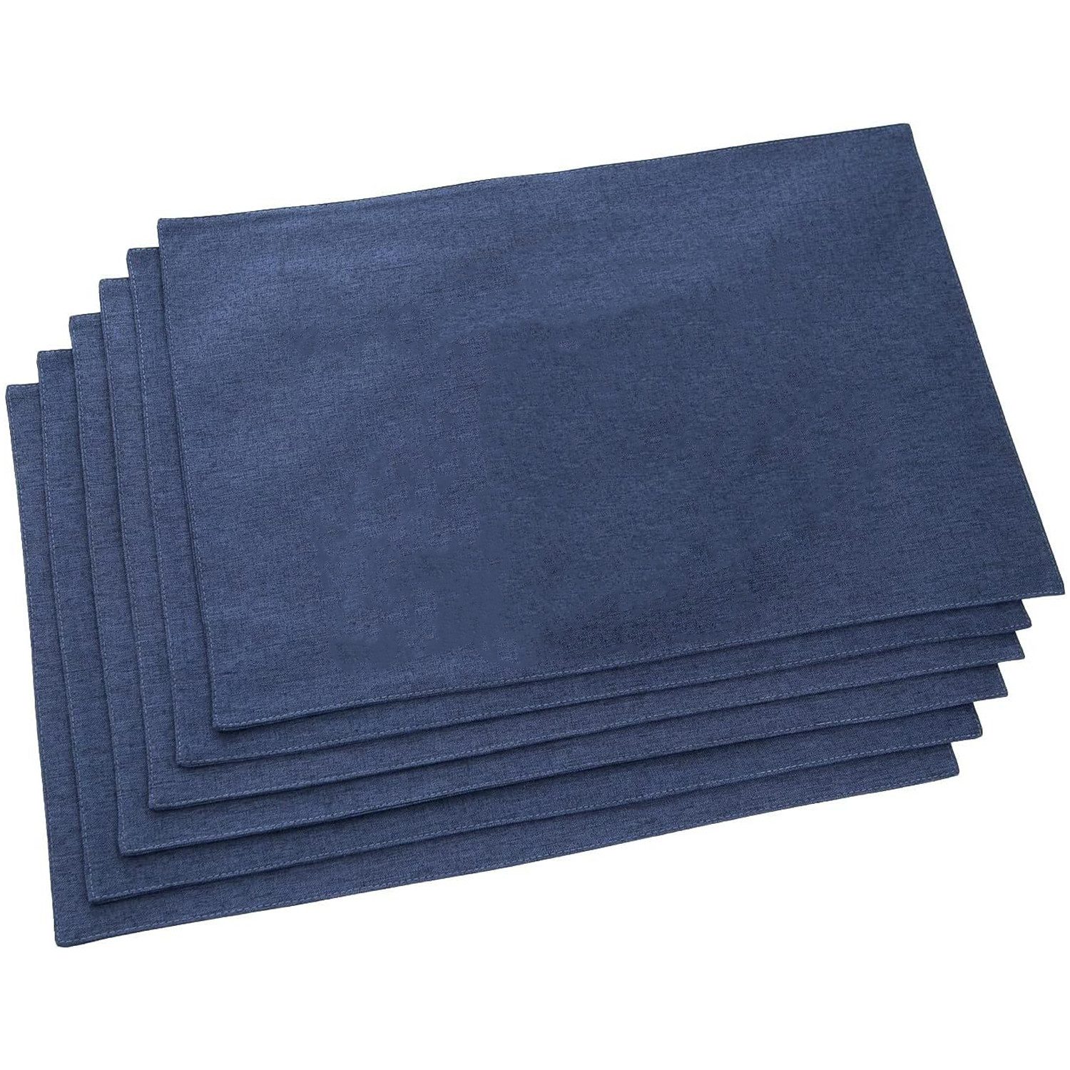 OKWISH Platzset 6er Tischset Platz-Matten Platzdeckchen Tischsets Platzsets 43x30 cm, (Hitzebeständig und Schmutzabweisend, 6-St., Tischmatte Esstisch Подставки Rutschfest Abwaschbar), für Hause Küche Speisetisch Restaurant Zuhause und Hotel