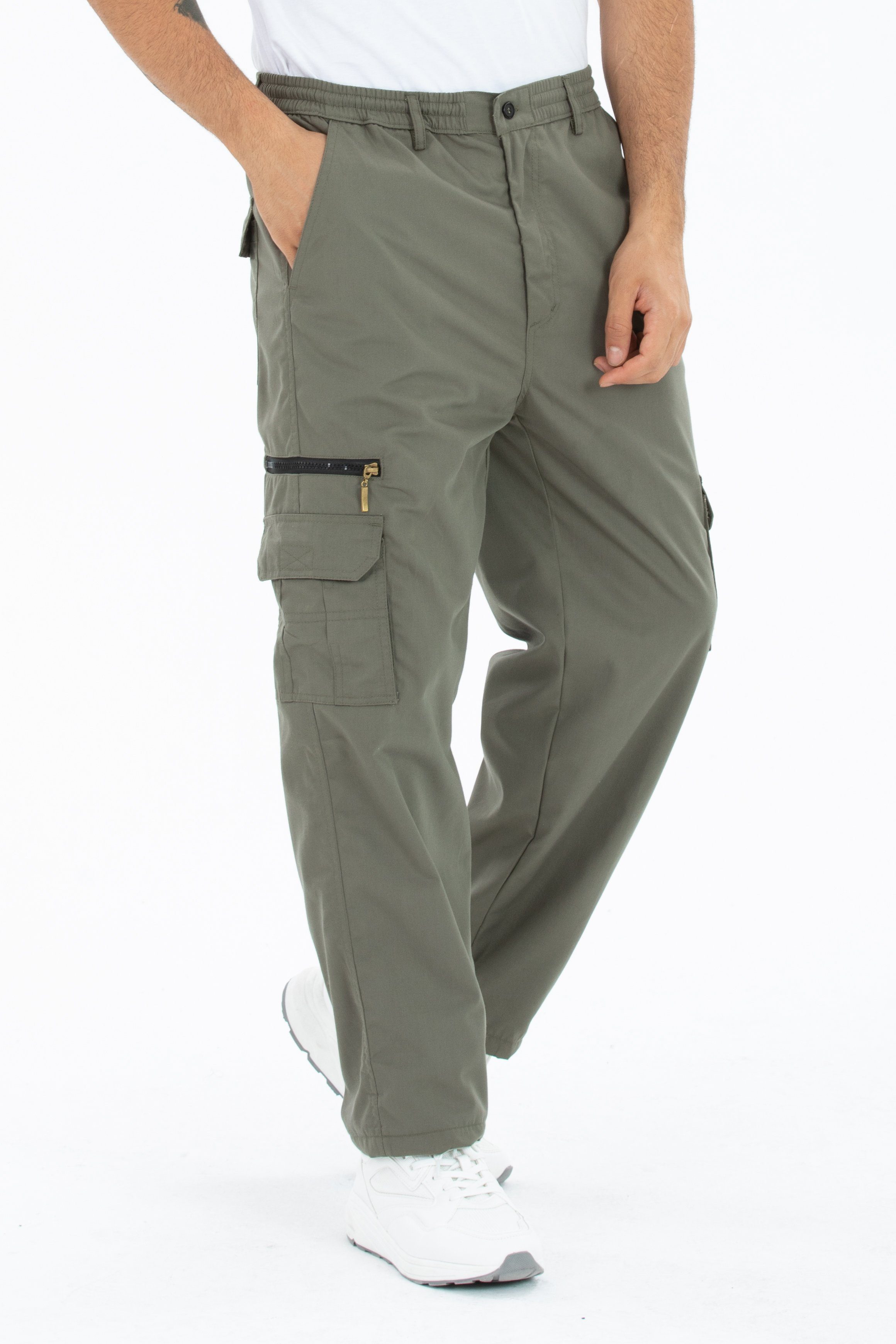 Kendindza Collection Cargohose Herren Cargohose Thermohose Dehnbund Winter günstig online kaufen