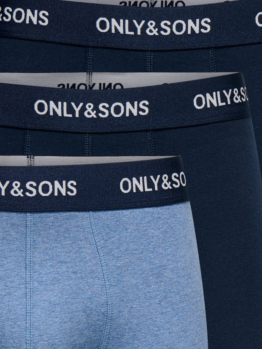 ONLY & SONS Trunk ONSFITZ SOLID BLACK TRUNK 3PACK NOOS (Packung, 3-St)