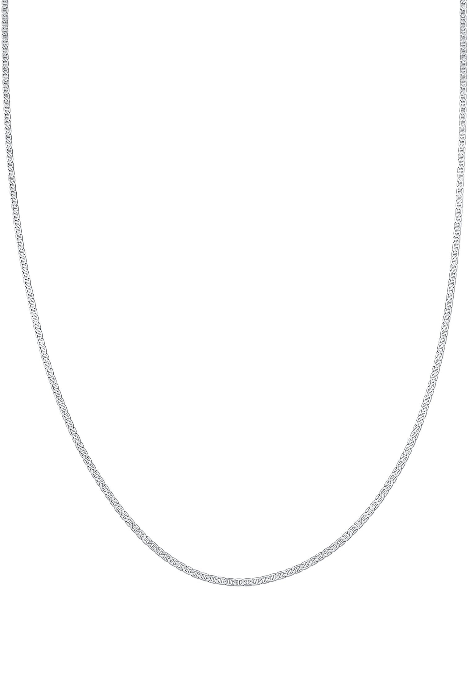 Kuzzoi Silberkette Herren Stäbchenpanzerkette Basic 925 Silber
