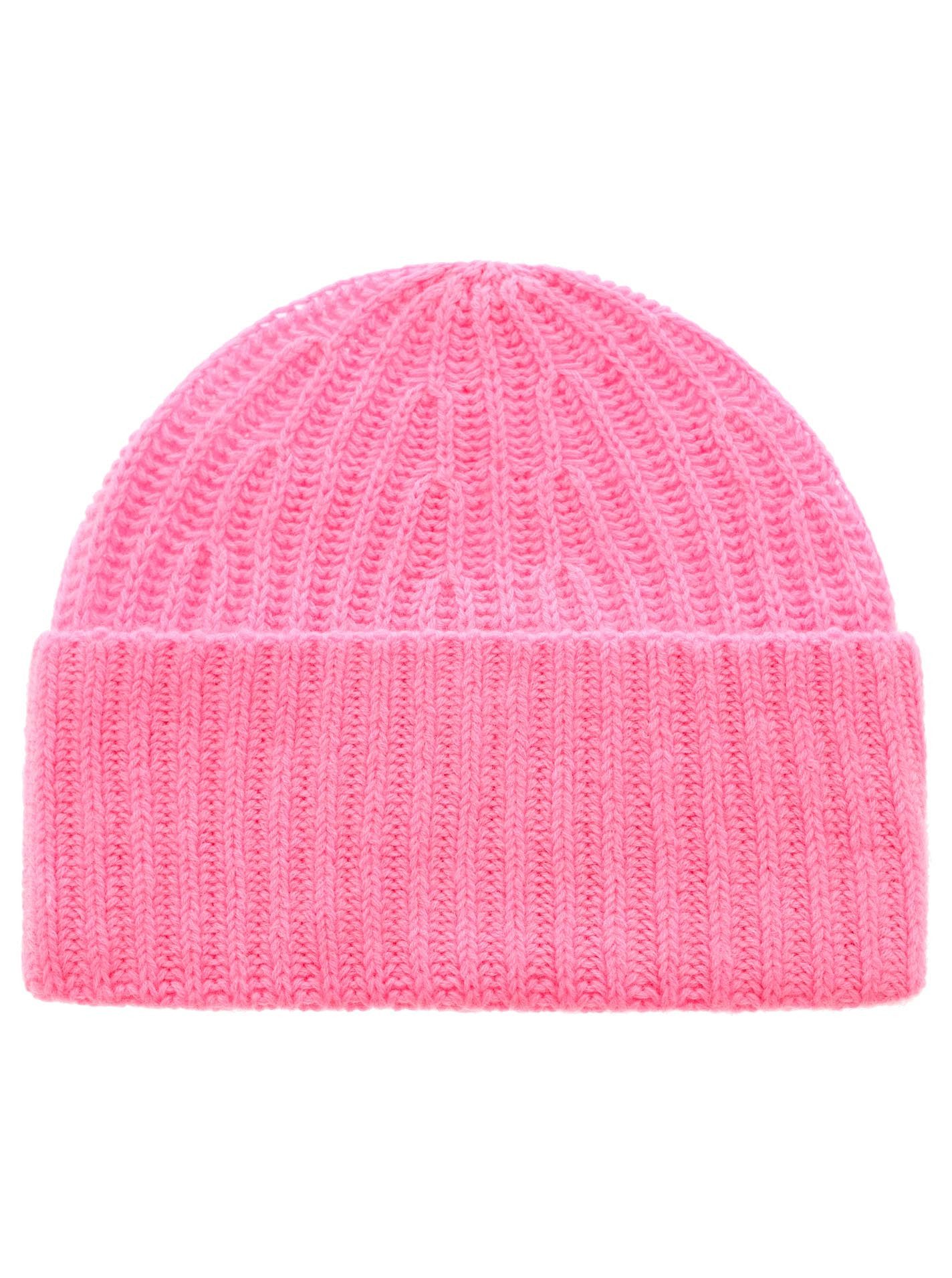 Zwillingsherz Strickmütze 100% Kaschmir Grobstrick Mütze "Uni" günstig online kaufen