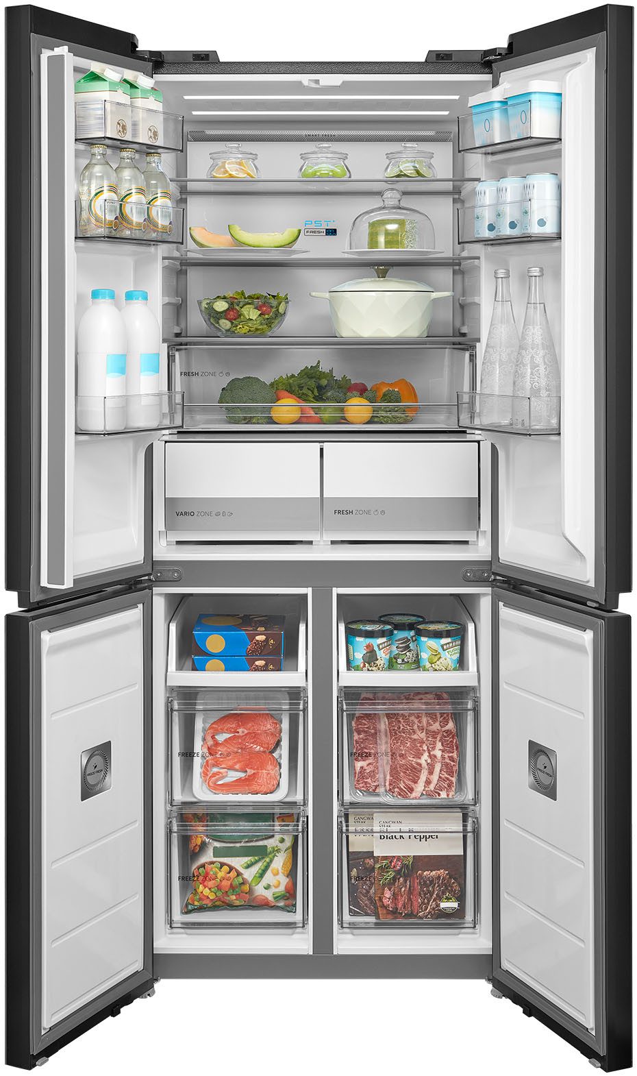 Midea Kühl-/Gefrierkombination INSTA-FIT MASTER MDRM587BIE70, 191 cm hoch, 75 cm breit