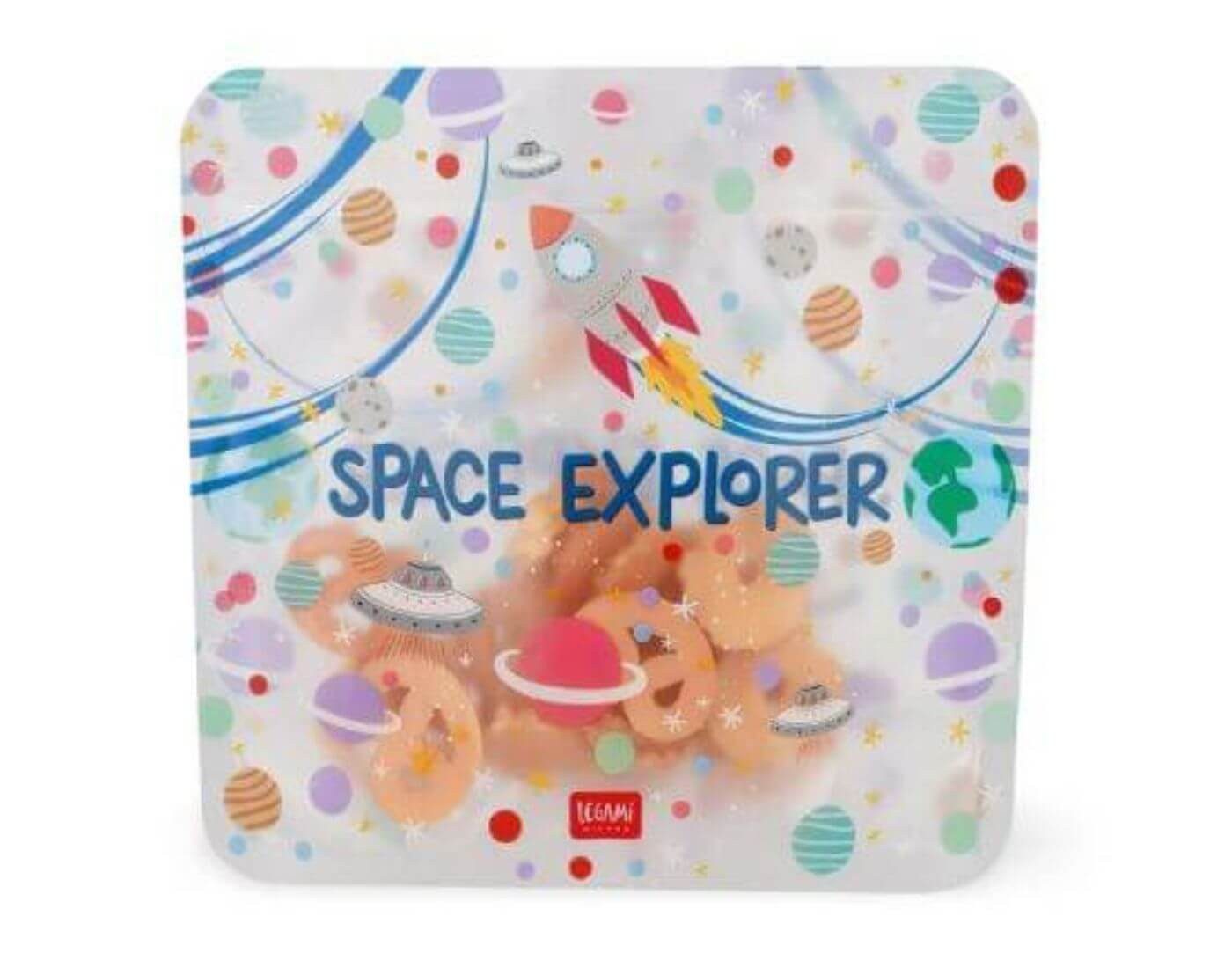 Legami Frischhaltebeutel Legami Snack bags 3er Set Space Explorer