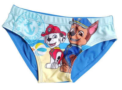 Sun City Badehose Badehose Paw Patrol Chase und Marshall Jungen Schwimmhose blau Größe 8 (Badehose Paw Patrol Chase und Marshall)