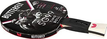 Butterfly Tischtennisschläger 1x Timo Boll SG99 + Drive Case 1 + Bälle, Tischtennis Schläger Set Tischtennisset Table Tennis Bat Racket