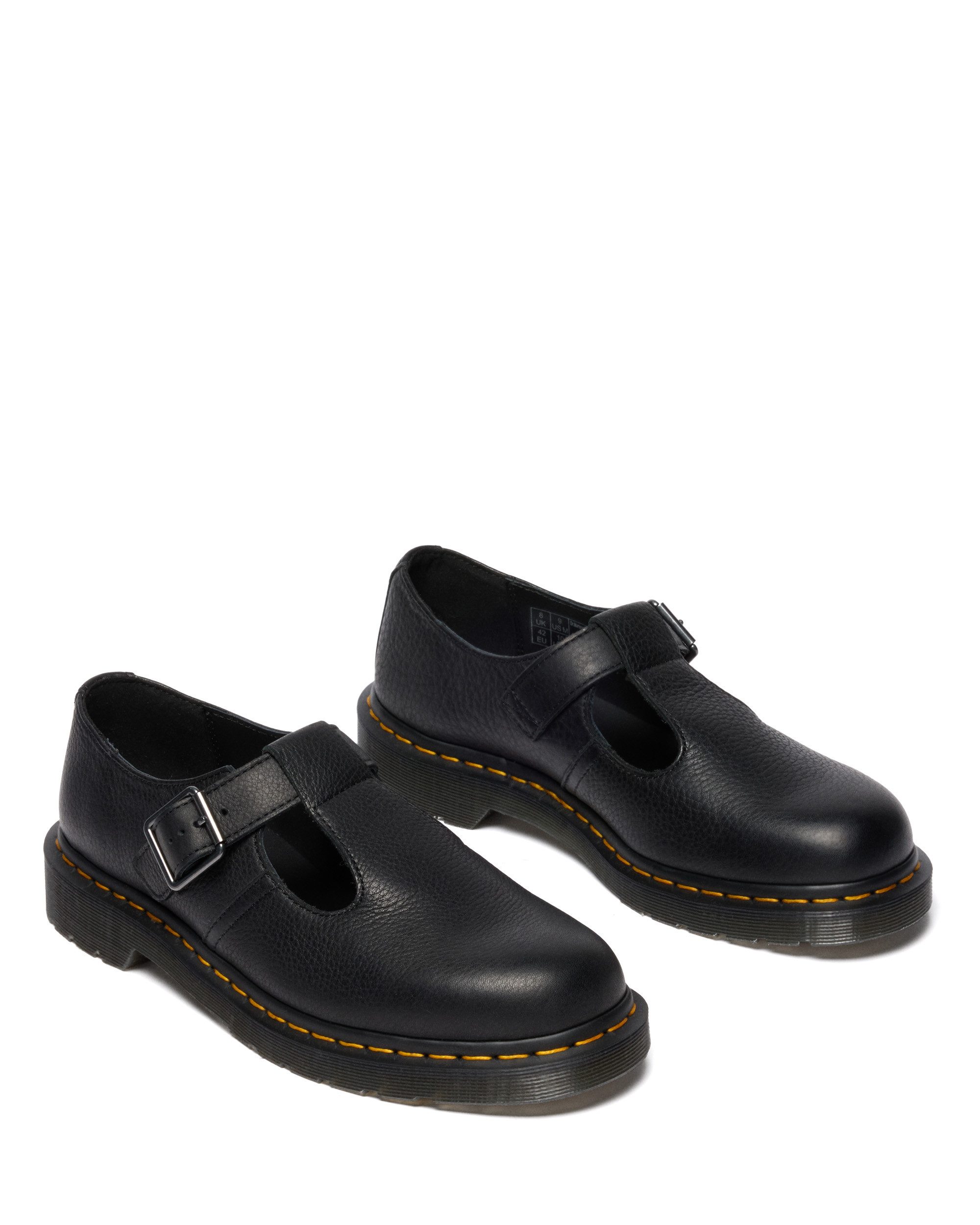 DR. MARTENS Polley Slipper Spangenschuh, Halbschuh, Mary Jane mit Blockabsatz
