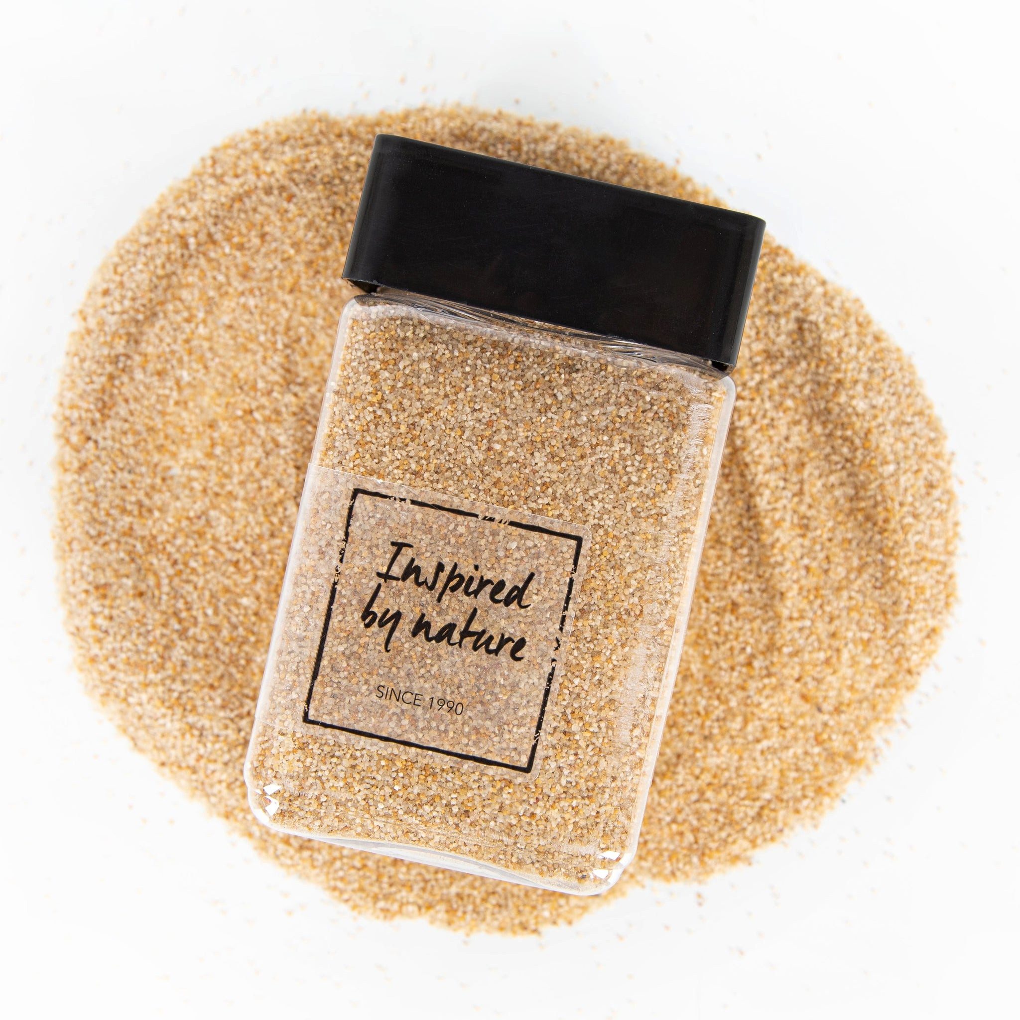 Logbuch-Verlag Dekofigur 600 gr Dekosand Creme beige grobkörnig 0,5 mm Gran günstig online kaufen