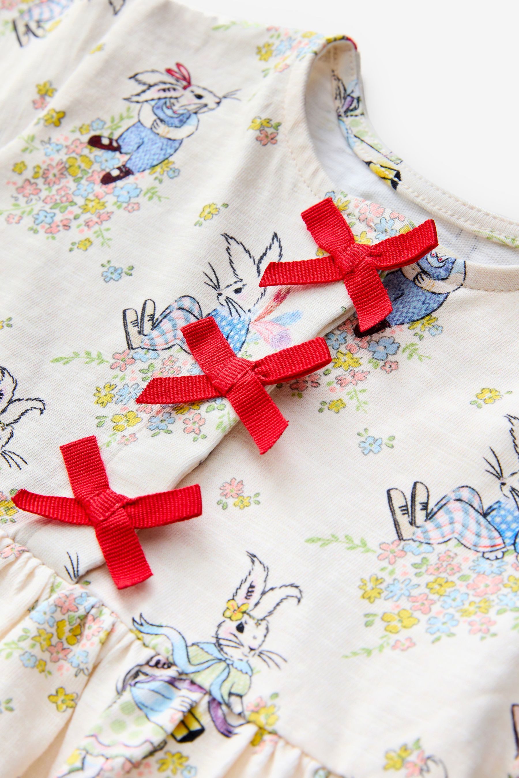 Next Jerseykleid Kleid mit Schleife (1-tlg)