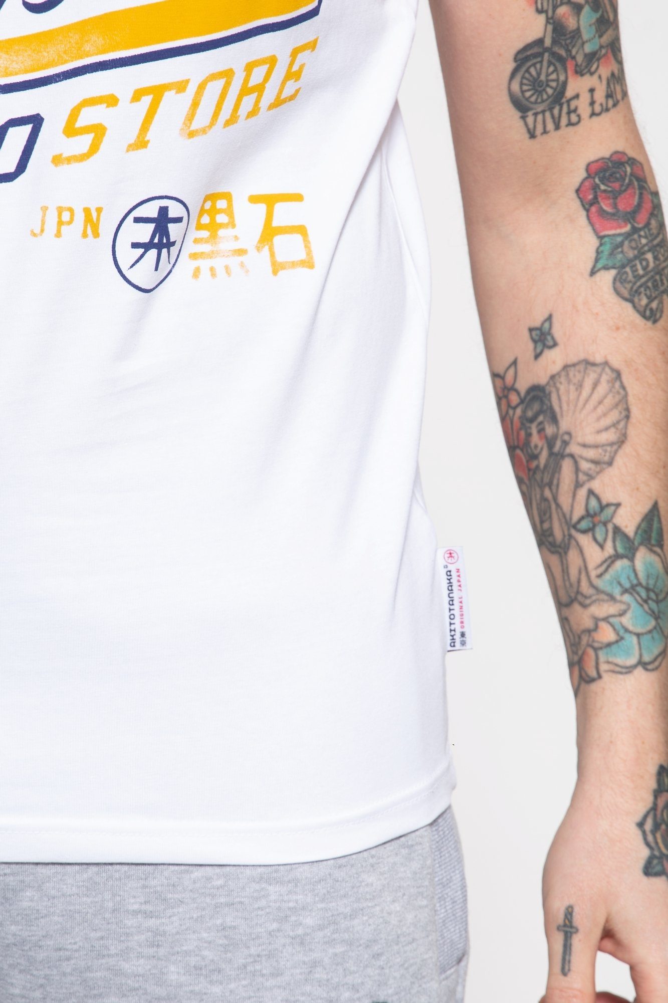 Akito Tanaka Print-Shirt Tokio Beach (1-tlg) mit Retro Print