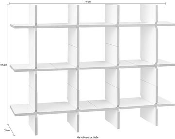 Tojo Mehrzweckregal solo Modul 6, Breite/Höhe: 140/105 cm