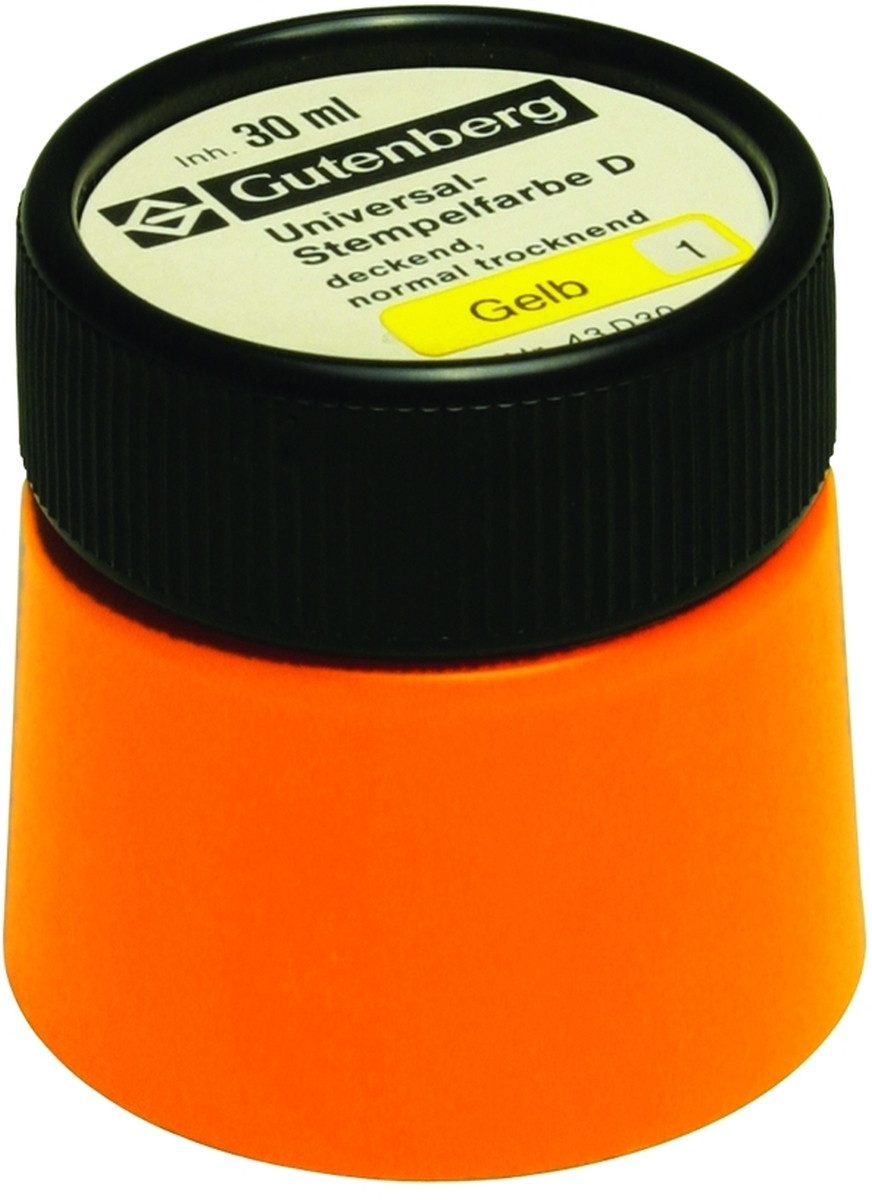 Stempel Stempelfarbe Universal D 30ml gelb