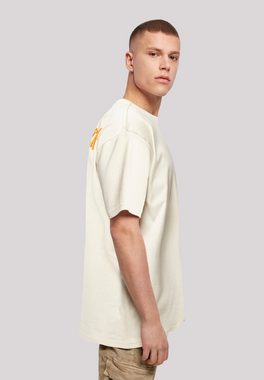 F4NT4STIC T-Shirt New York Orange OVERSIZE TEE Print