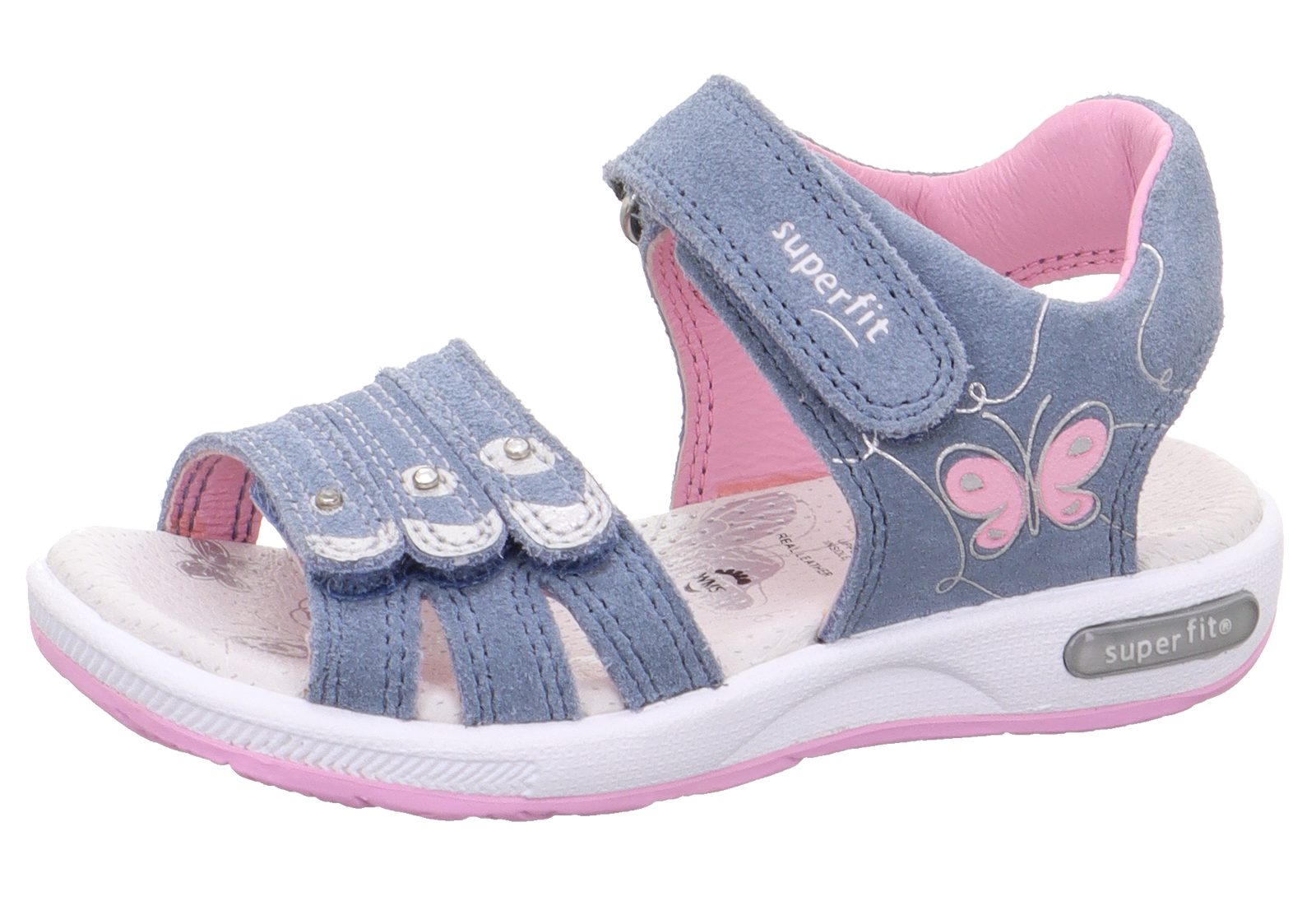 Superfit superfit Kinder Sandale 1-006137-8020 blau/rosa Sandalette