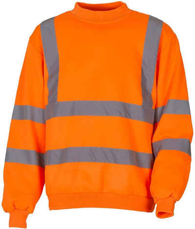 YOKO Sweatshirt Fluo Sweatshirt - HiVis Sicherheitssweatshirt