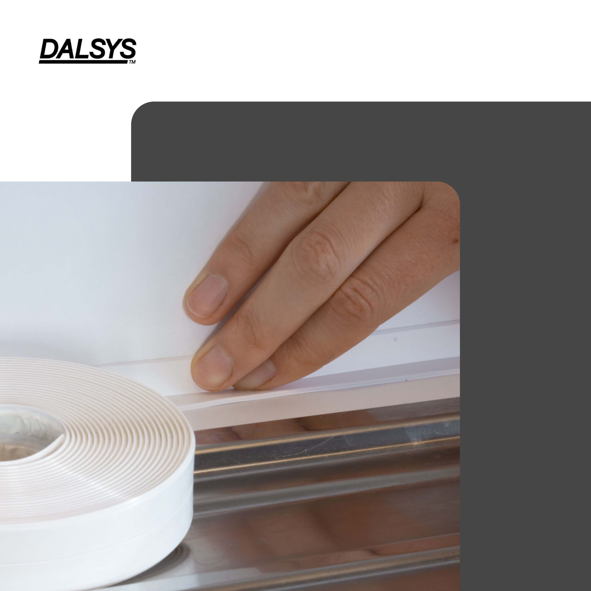 Dalsys Dichtungsband Dichtband selbstklebend wasserdicht, (5 m, 1,1 x 1,1 cm, weiß, 1-St), Kantenschutz selbstklebend, geeignet für Bad, Küche, Fenster – Bild 4 von 5