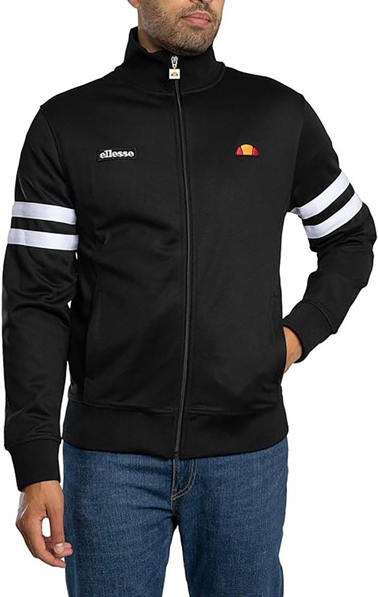 Ellesse Trainingsjacke ellesse Herren Trainingsjacke Roma black/white mit Stehkragen