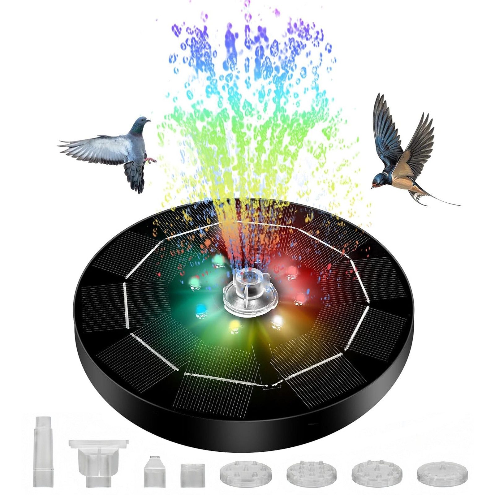 BlingBin Gartenbrunnen 3W Solar Solarbrunnen mit günstig online kaufen