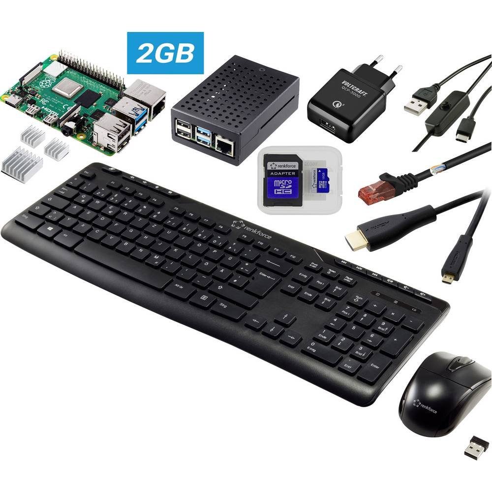 Raspberry Pi® 4 B (1 GB Barebone-PC