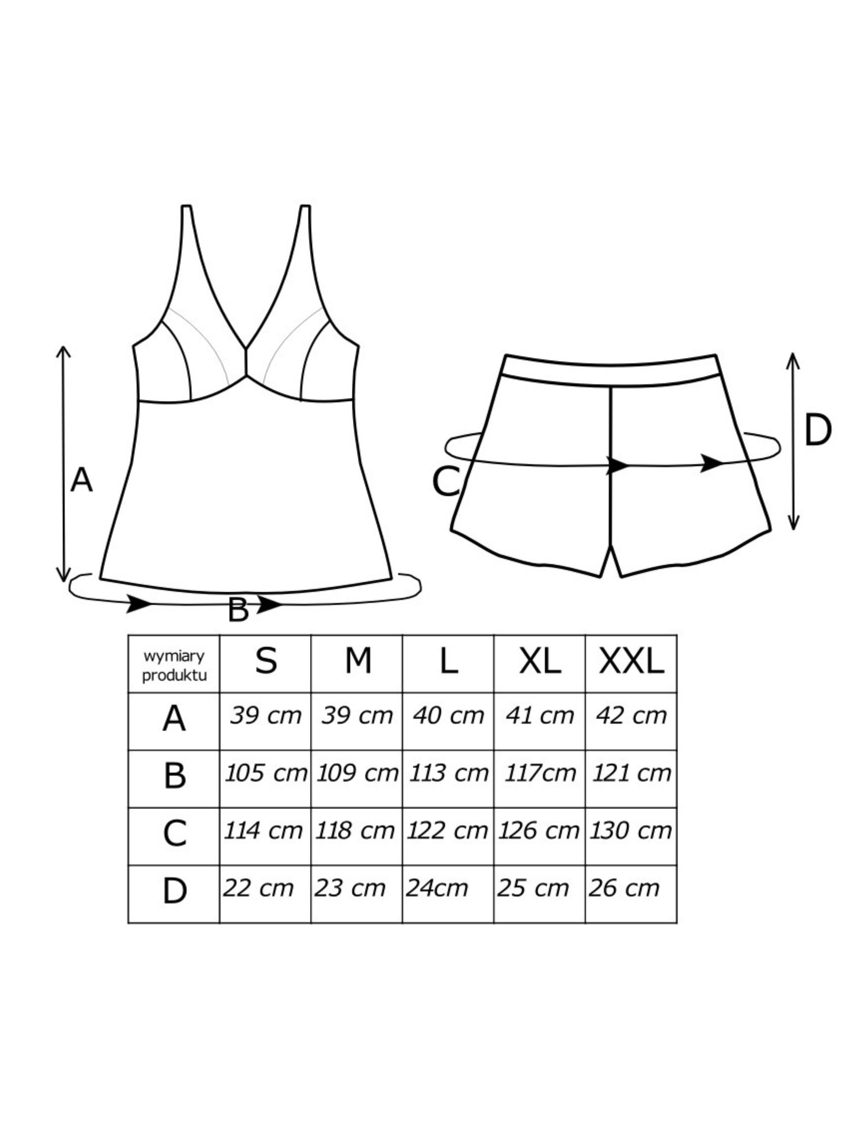 Donna Shorty mit Spitzendetails (2 tlg) aus edlem Seidensatin-Stretch mit verführerischer Spitze