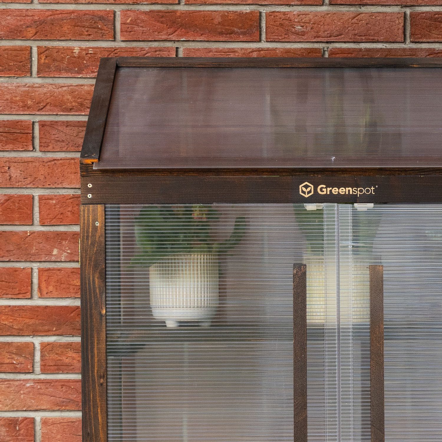 QLS Gewächshaus Mini für Balkon Palisa...