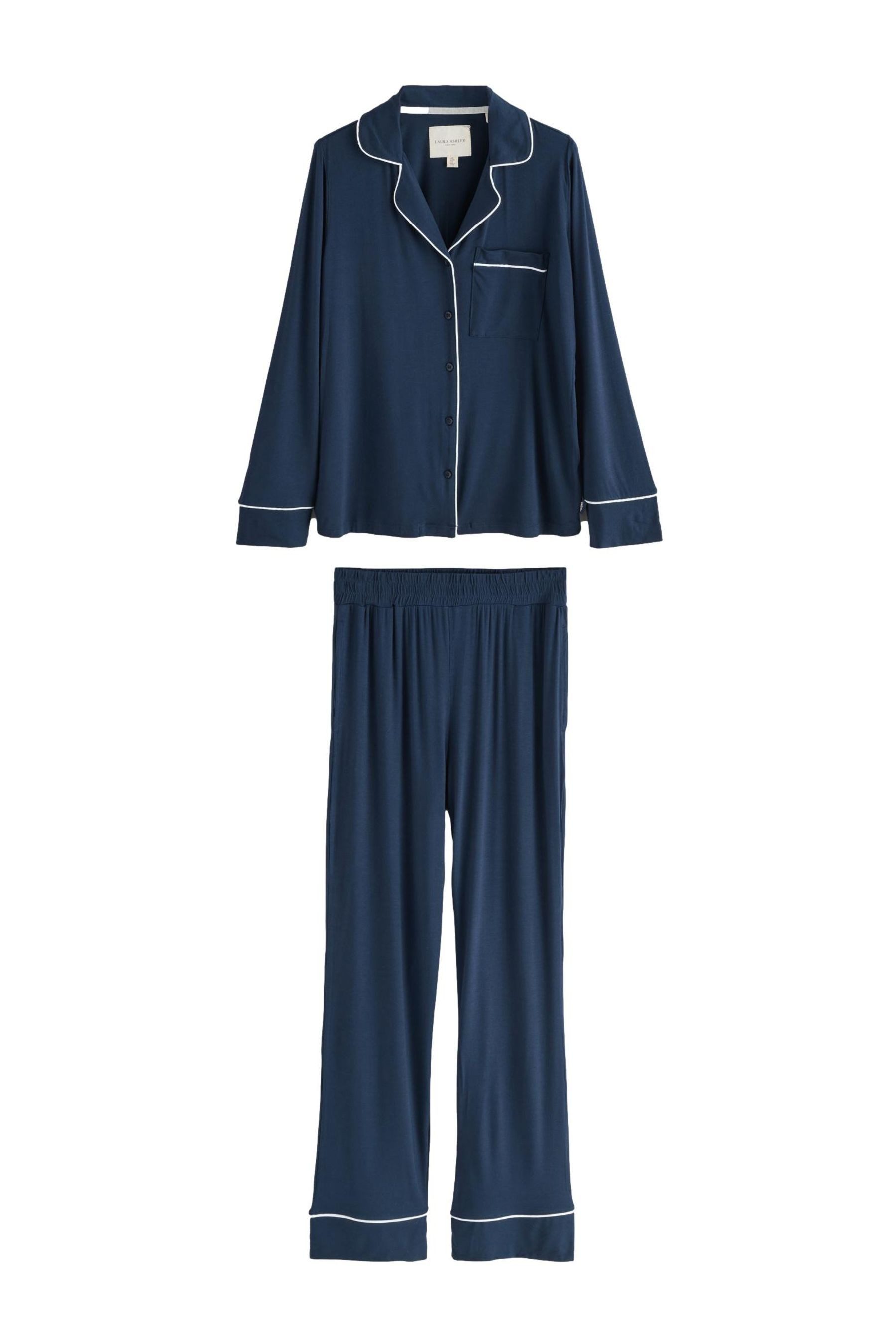 Pyjama Laura Ashley Pyjama mit Knopfleiste aus Modal