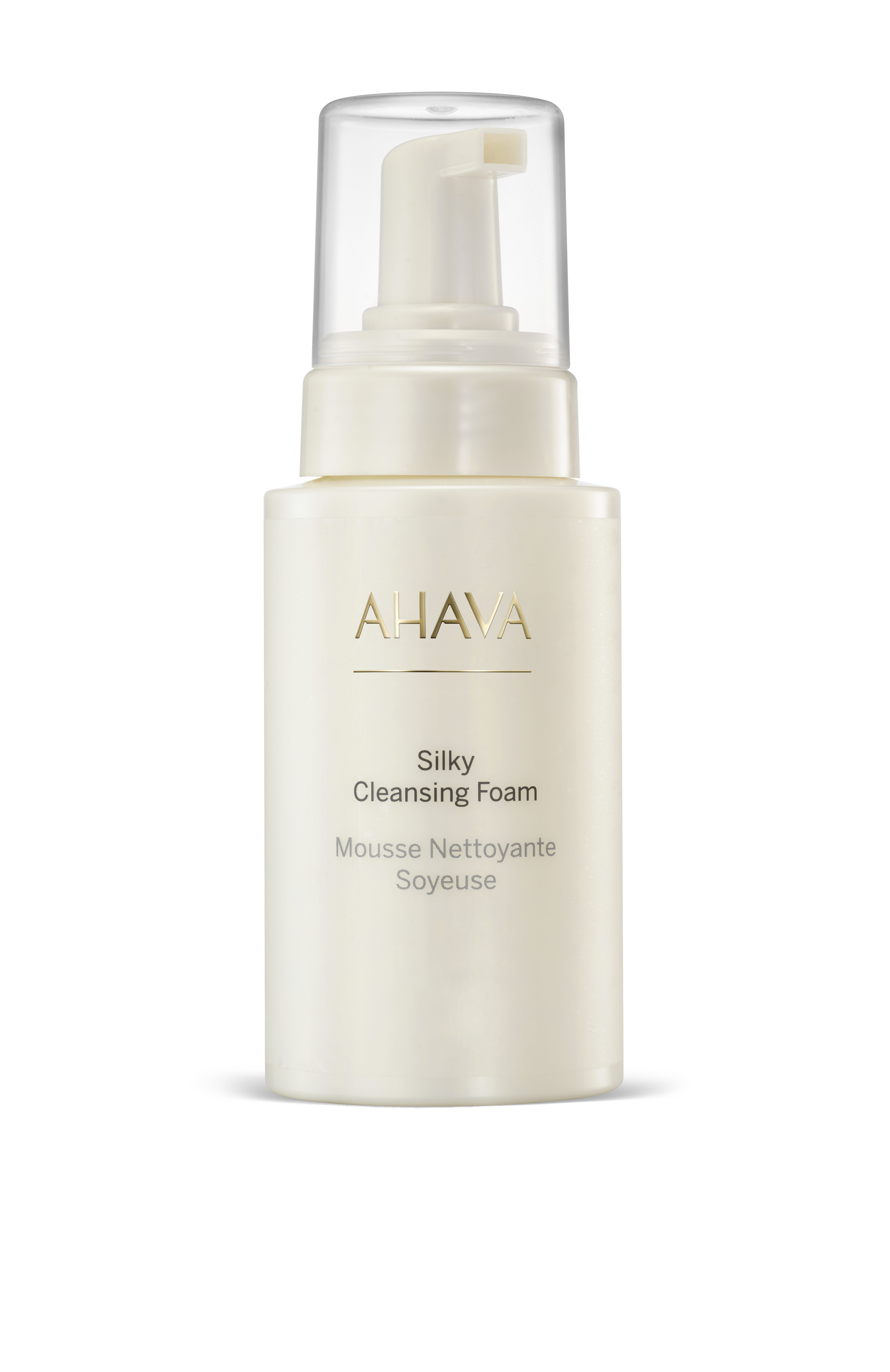 AHAVA Gesichts-Reinigungsschaum SILKY CLEANSING FOAM, mit Babassu-Öl, frei von Parabenen und Paraffin