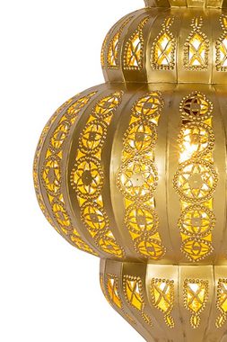 Marrakesch Orient & Mediterran Interior Deckenleuchte Orientalische Lampe Pendelleuchte Harima Gold 60cm