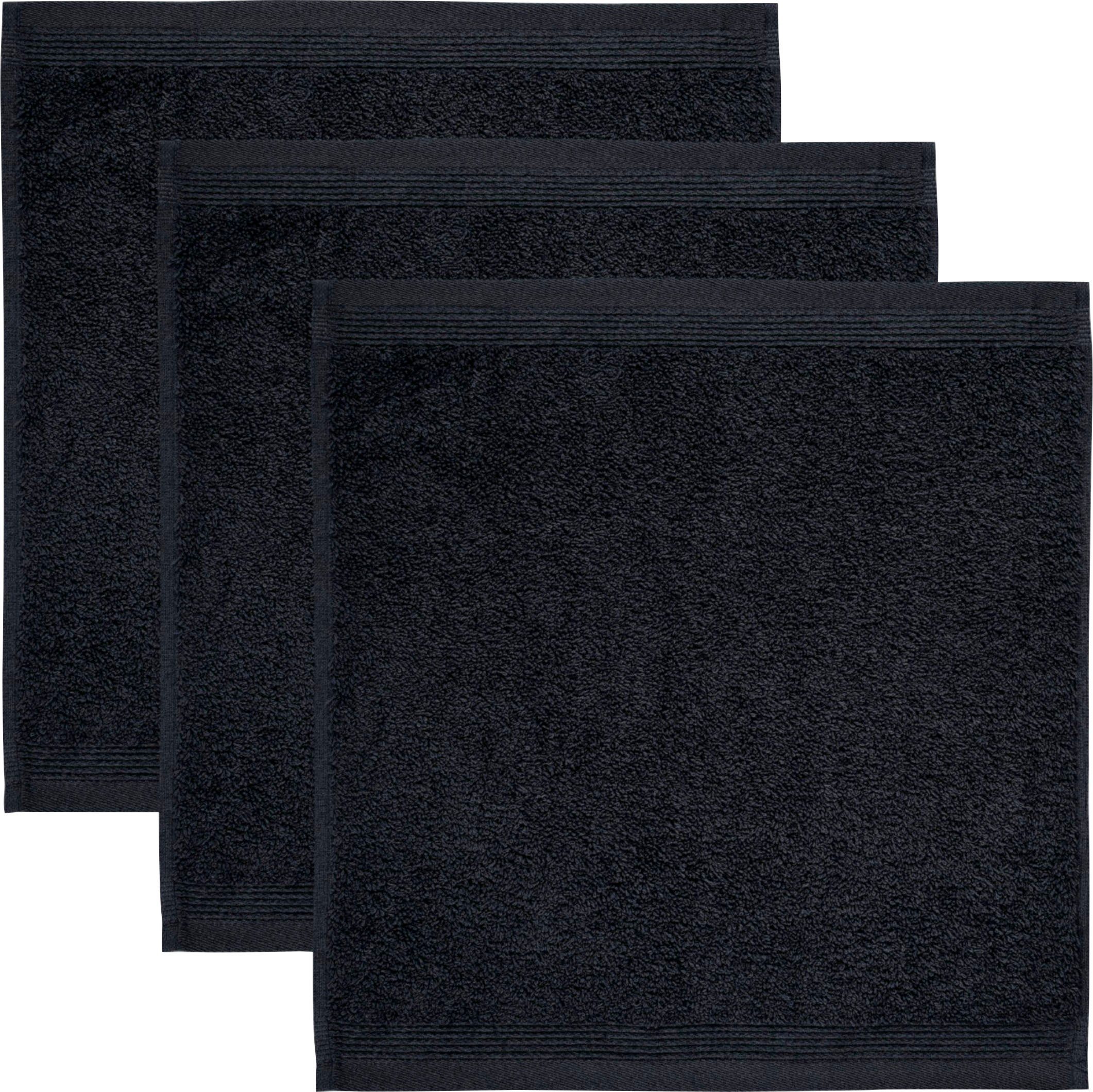 Möve Seiftuch Superwuschel, (Set, 3-St), Seiftuch Set mit Bordüre, 100% Premium Cotton Baumwolle, weich