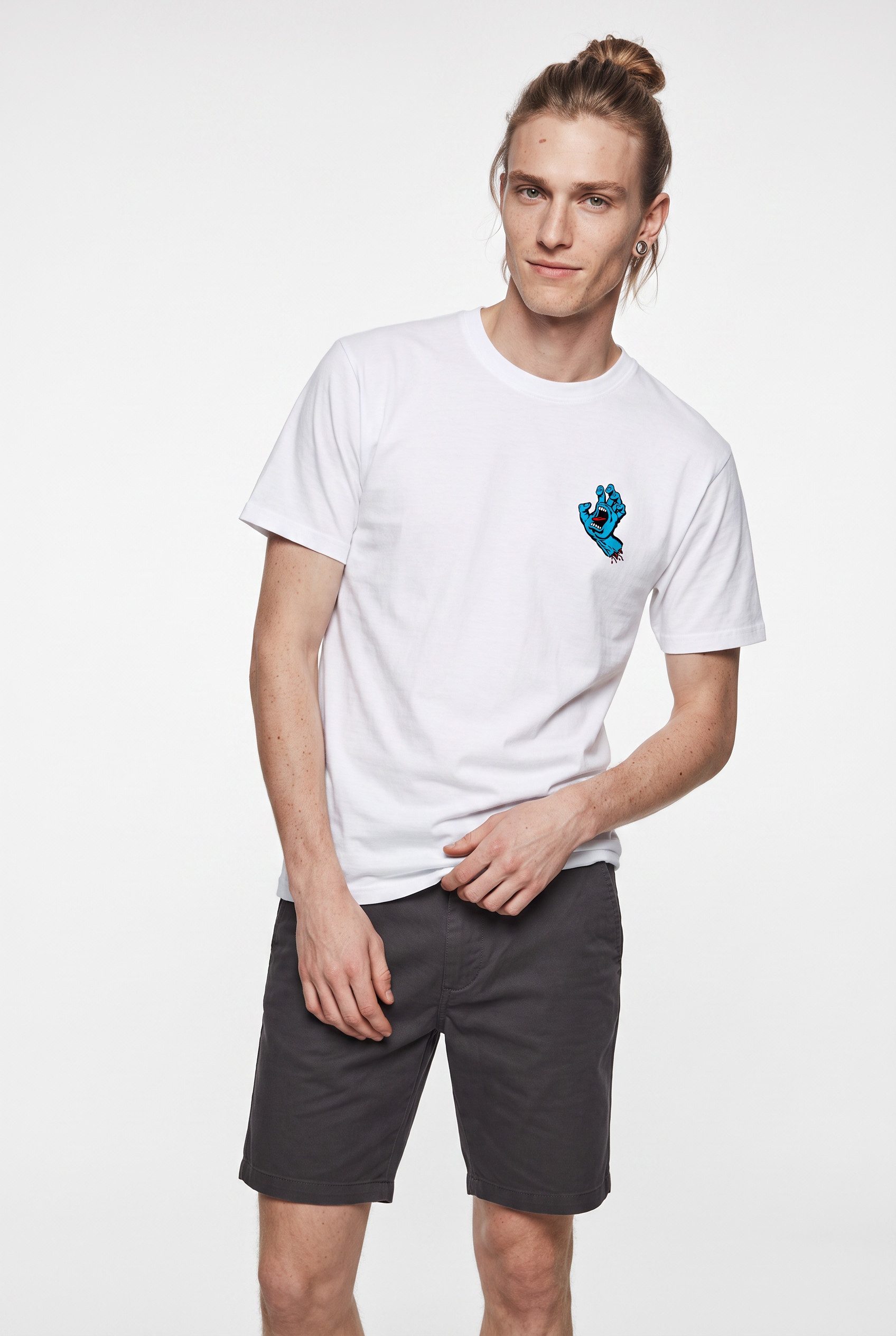 Santa Cruz T-Shirt SCREAMING HAND CHEST T-SHIRT