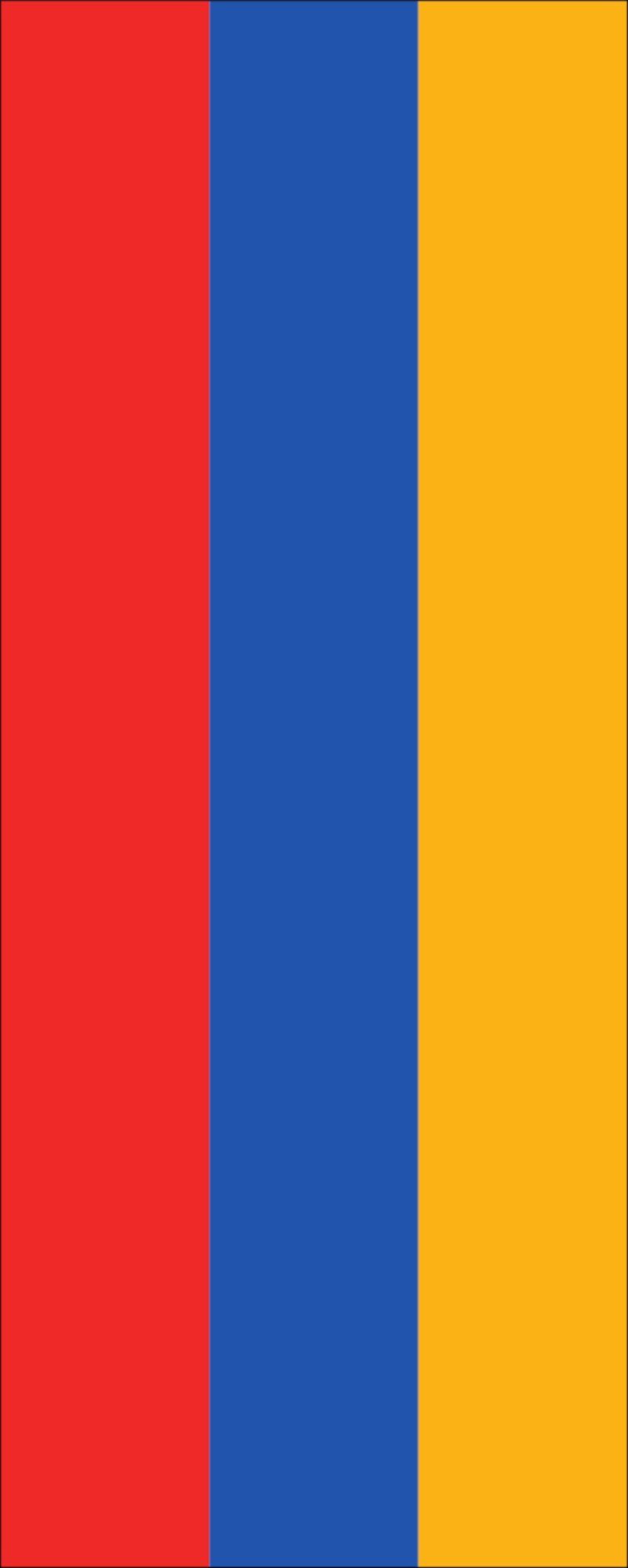 flaggenmeer Flagge Armenien 160 g/m² Hochformat