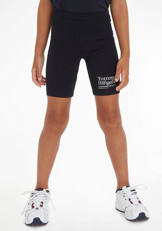 Tommy Hilfiger Radlerhose TIMELESS TOMMY CYCLING SHORT mit Logoschriftzug