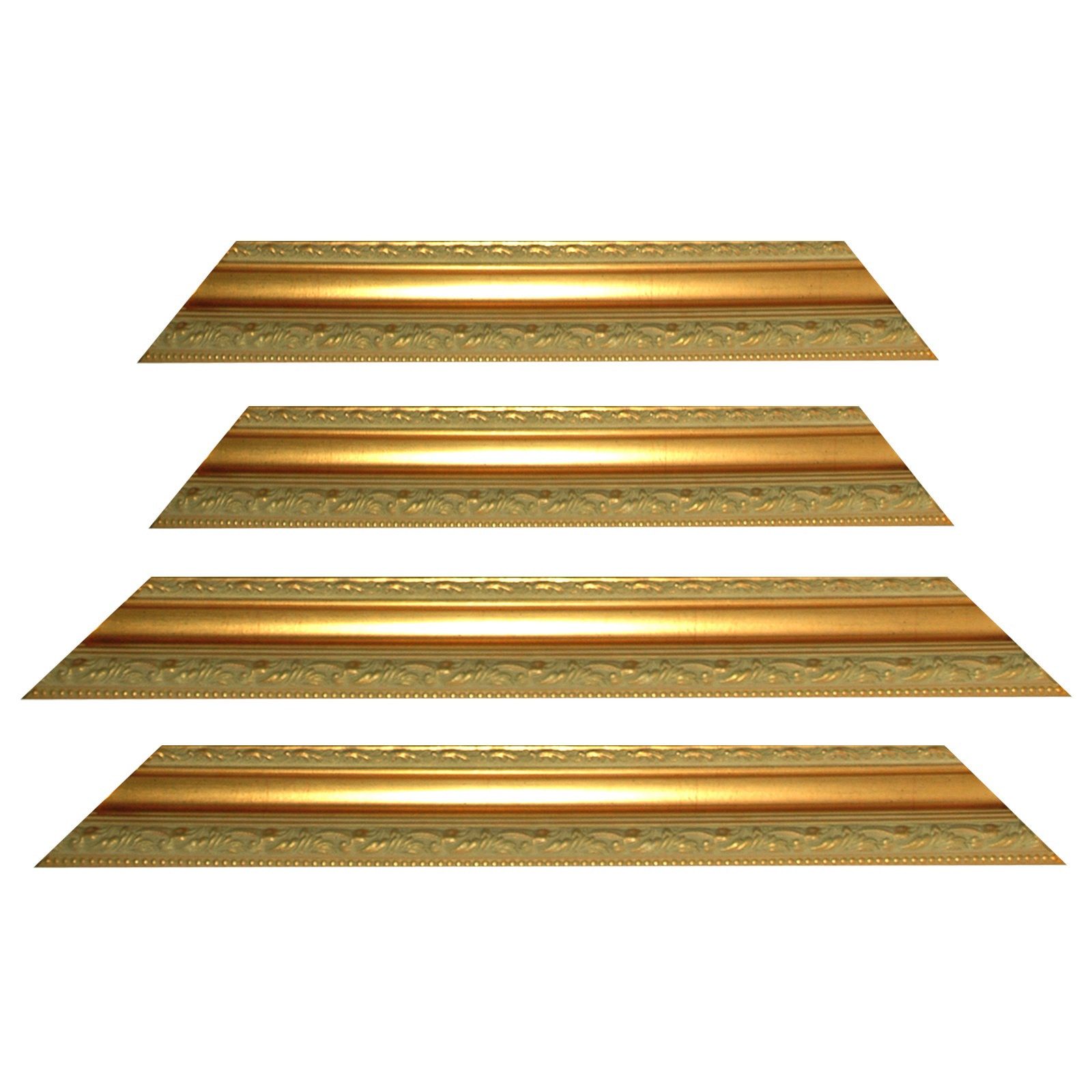 Bilderrahmen Neumann Bilderrahmen Barockrahmen gold fein verziert 837 ORO, Goldener Rahmen barocker Stil, für 1 Bilder