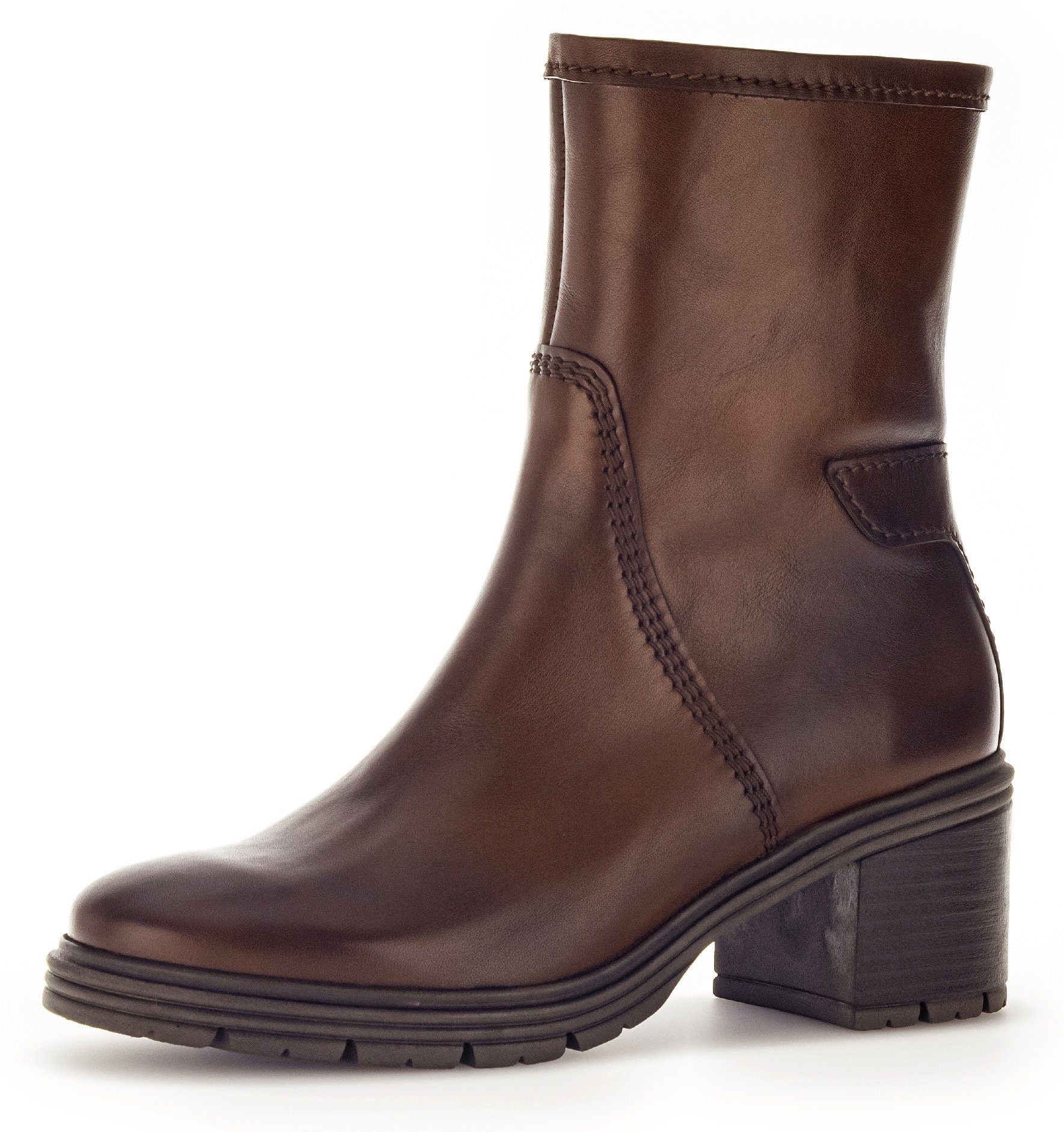 dunkelbraun Weite Milano in (weit) G Stiefelette Gabor