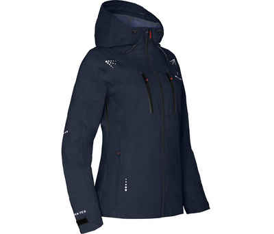 Bergson Outdoorjacke LEKNES Damen Regenjacke, recycelt, Netzfutter, 20000 mm Wassersäule, Normalg