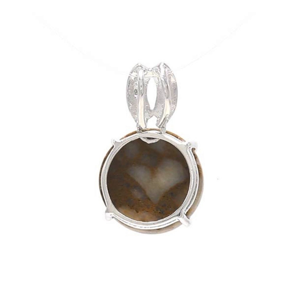 Cavill Kettenanhänger Dinosaurier-Quarz Anhänger Sterlingsilber 10,47 ct Cabochon Topase (1-tlg)