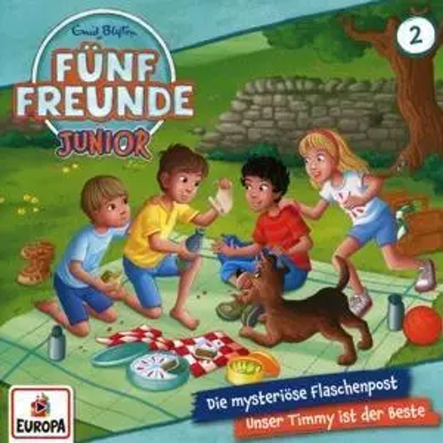Hörspiel Fünf Freunde Junior 02: Die mysteriöse Flaschenpost / Unser Timmy...